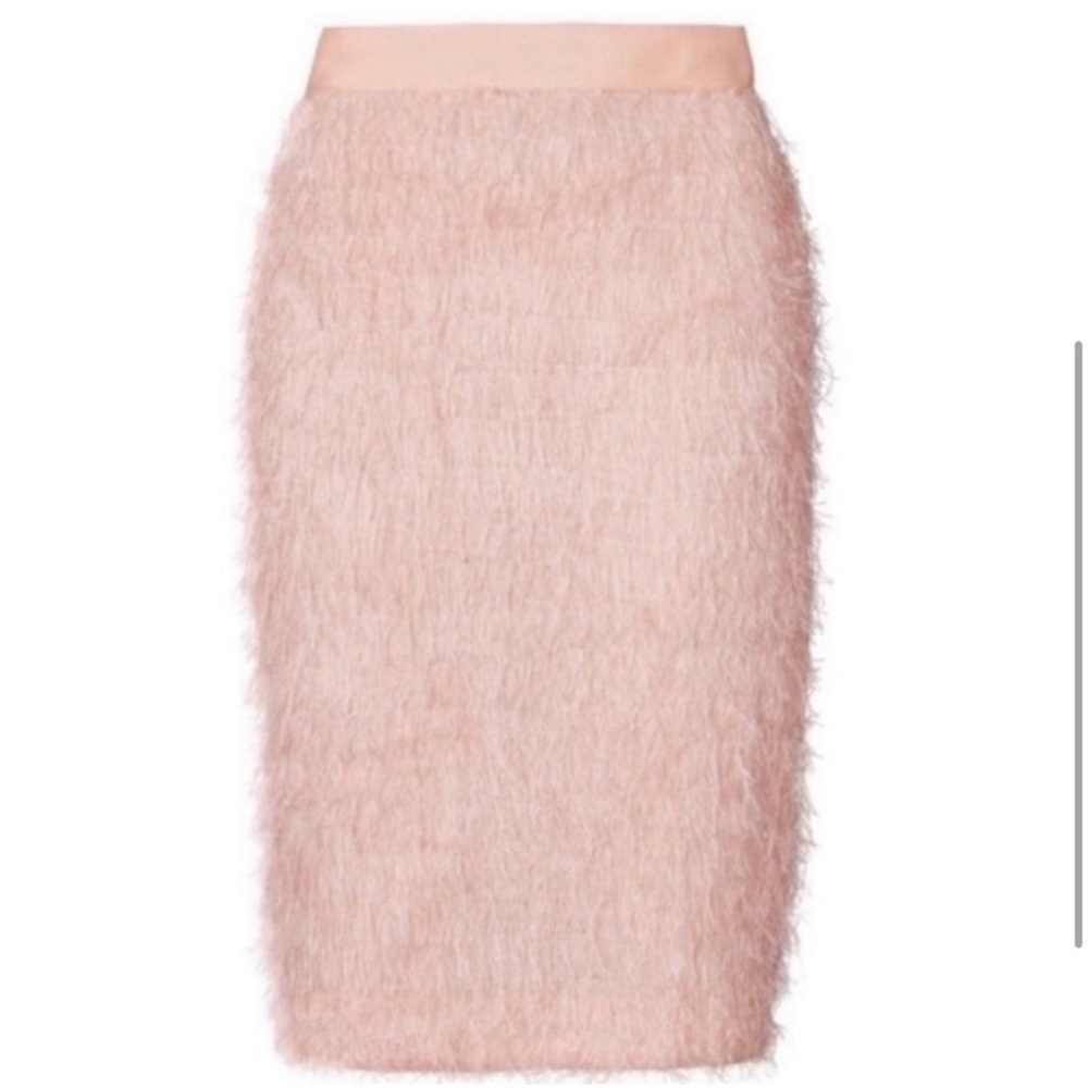 Banana republic pink eyelash pencil skirt
